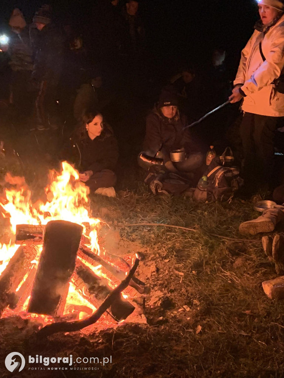 Nocny niepodległościowy rajd naszych harcerzy