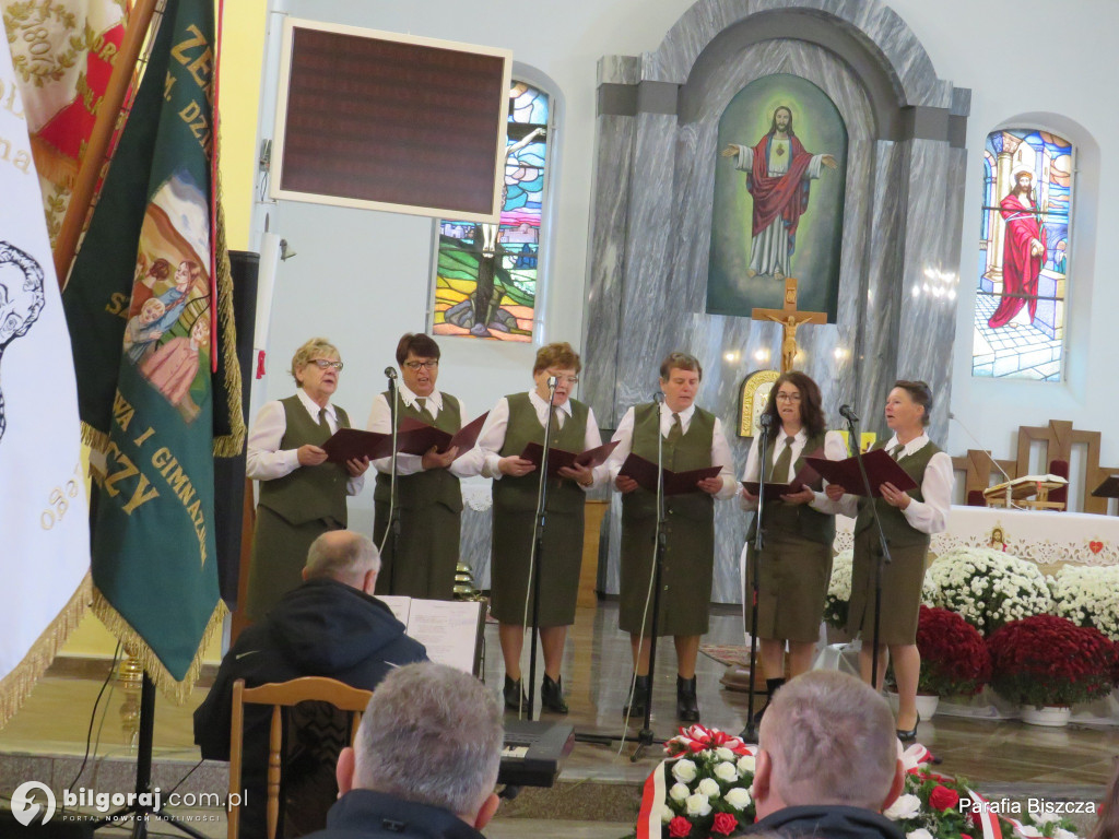 Gmina Biszcza. Ułani na patriotycznym święcie