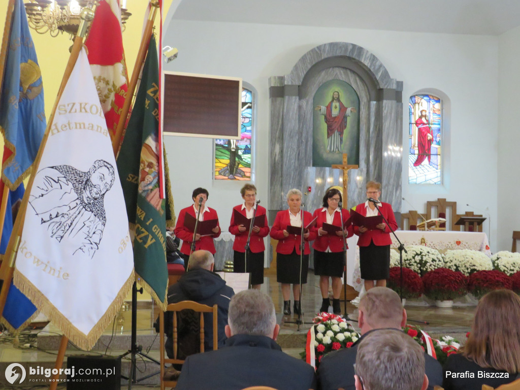 Gmina Biszcza. Ułani na patriotycznym święcie