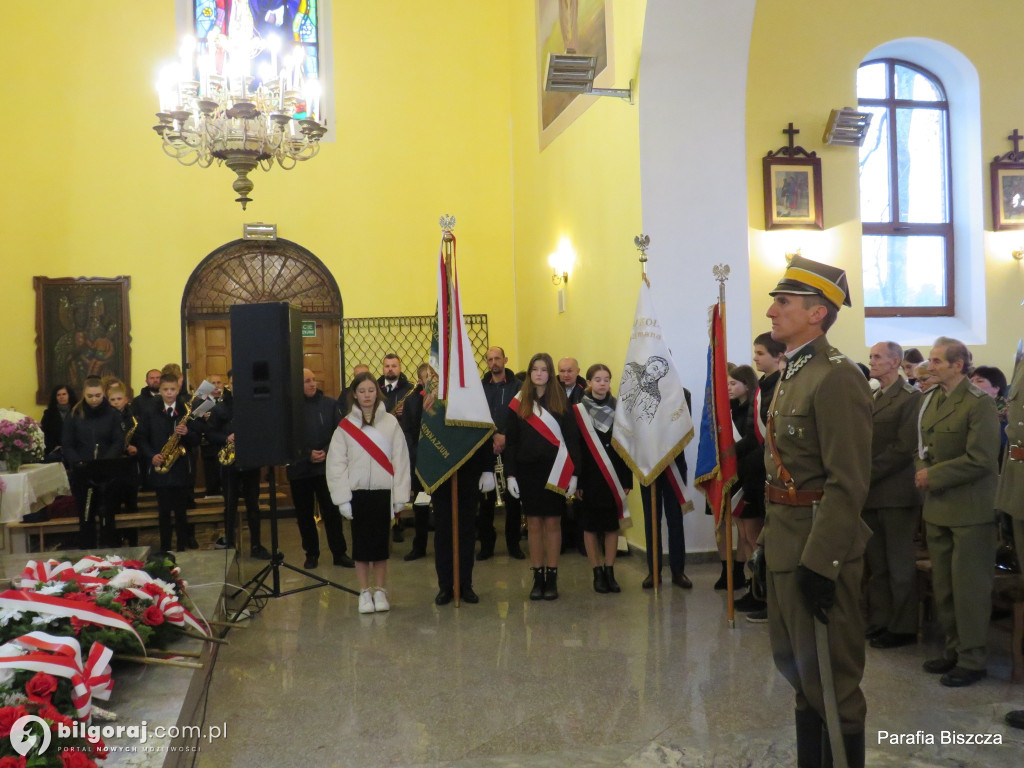 Gmina Biszcza. Ułani na patriotycznym święcie