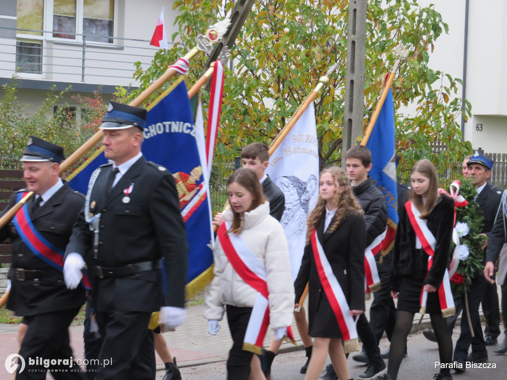 Gmina Biszcza. Ułani na patriotycznym święcie