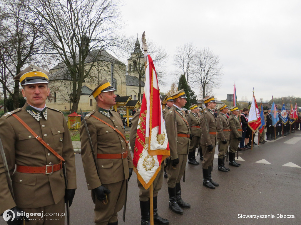 Gmina Biszcza. Ułani na patriotycznym święcie