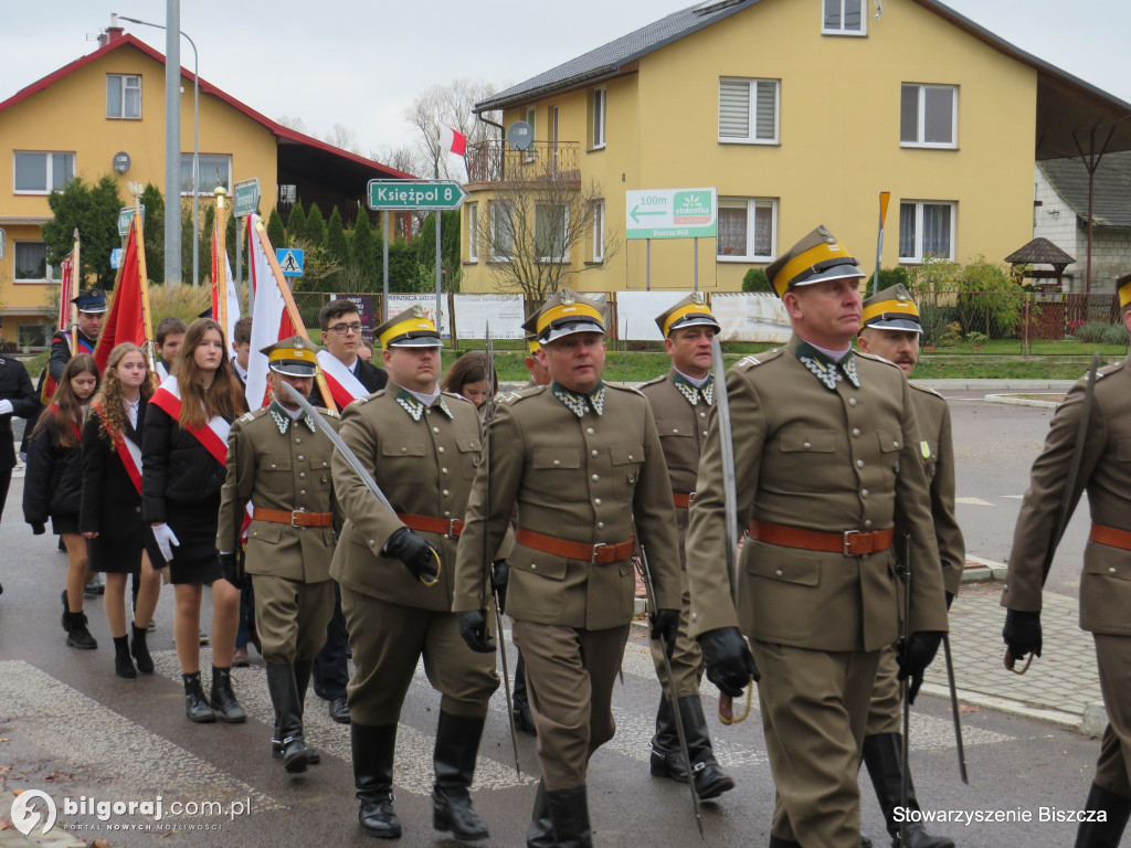 Gmina Biszcza. Ułani na patriotycznym święcie