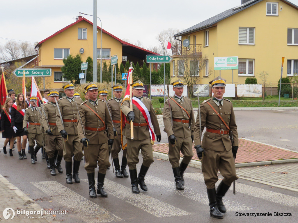 Gmina Biszcza. Ułani na patriotycznym święcie