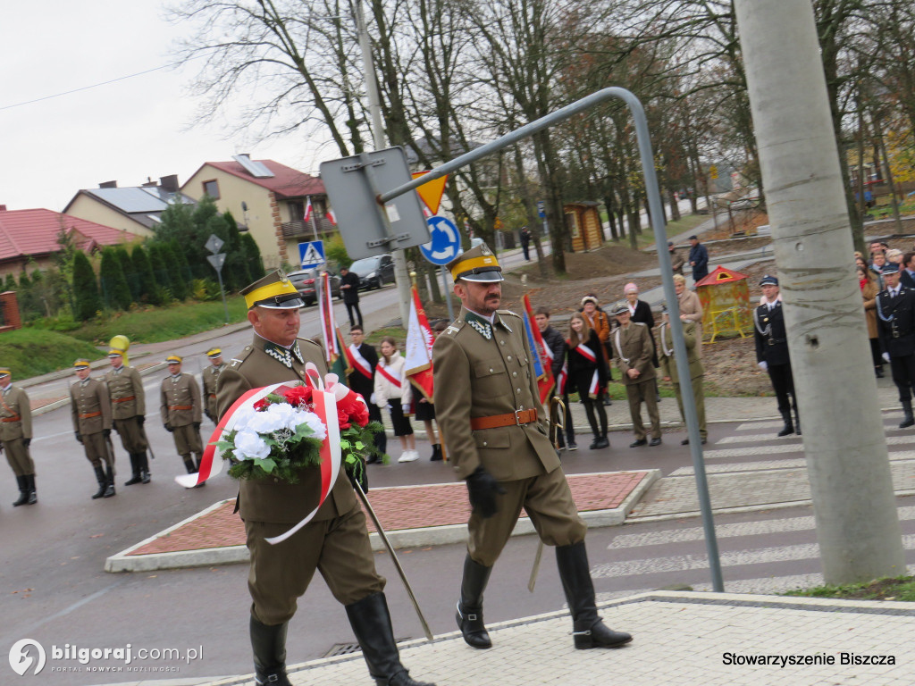 Gmina Biszcza. Ułani na patriotycznym święcie