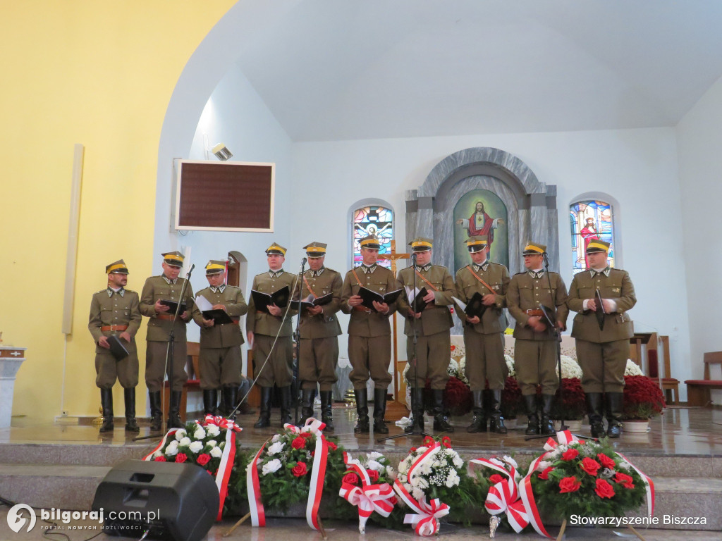 Gmina Biszcza. Ułani na patriotycznym święcie