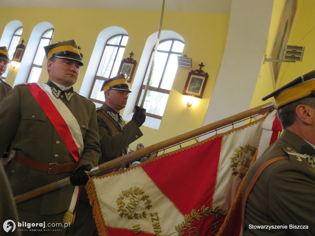Gmina Biszcza. Ułani na patriotycznym święcie