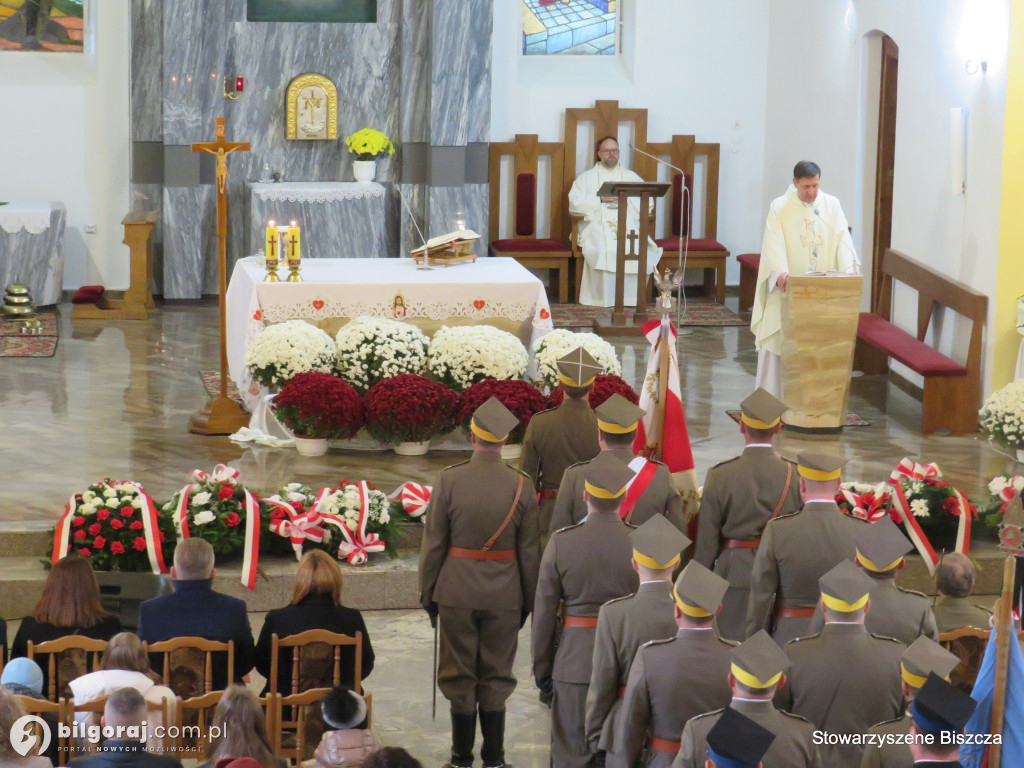 Gmina Biszcza. Ułani na patriotycznym święcie