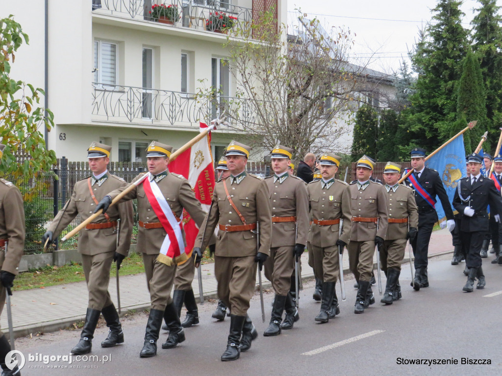 Gmina Biszcza. Ułani na patriotycznym święcie