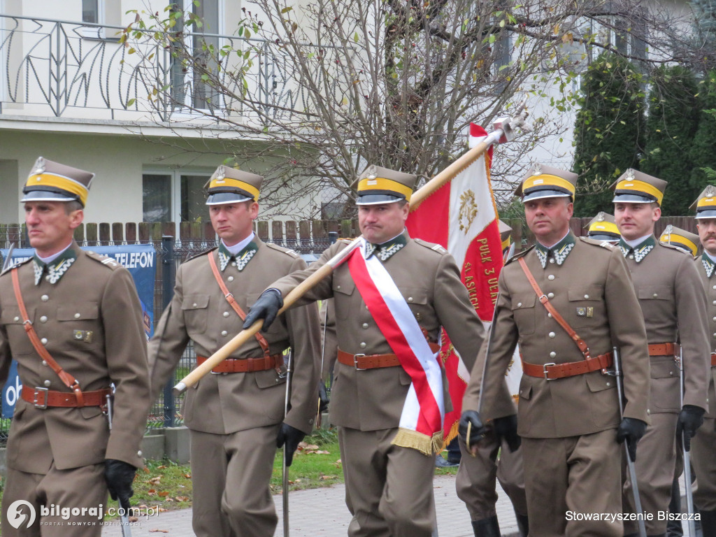 Gmina Biszcza. Ułani na patriotycznym święcie
