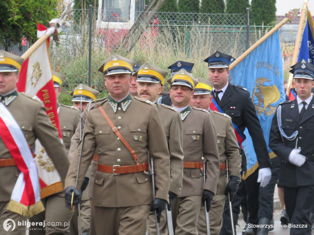 Gmina Biszcza. Ułani na patriotycznym święcie