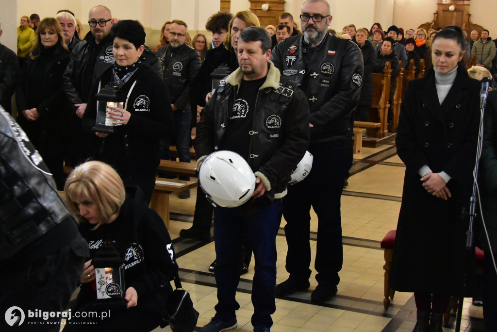 Motowypominki w Biłgoraju. Motocykliści spotkali się w biłgorajskim sanktuarium