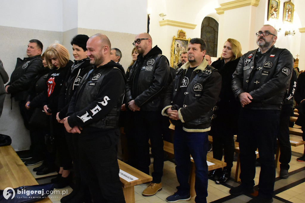 Motowypominki w Biłgoraju. Motocykliści spotkali się w biłgorajskim sanktuarium