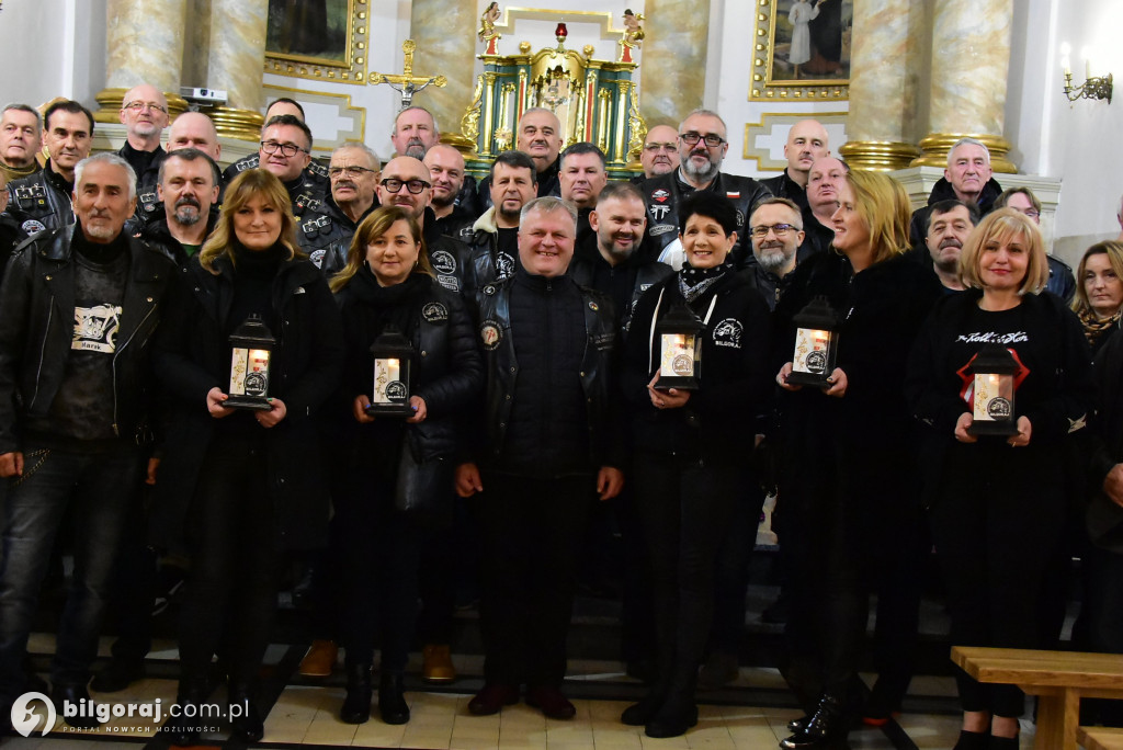 Motowypominki w Biłgoraju. Motocykliści spotkali się w biłgorajskim sanktuarium