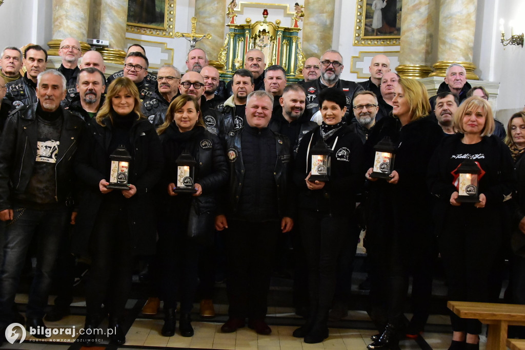 Motowypominki w Biłgoraju. Motocykliści spotkali się w biłgorajskim sanktuarium