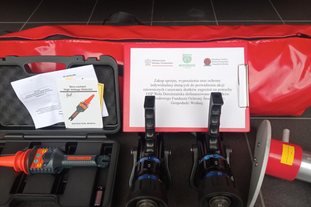 OSP Wola Dereźniańska otrzymała dotację na zakup sprzętu i wyposażenia