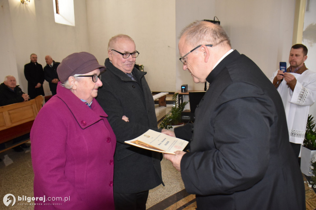 Jubileusz miłości w Łukowej - 50 lat na ślubnym kobiercu