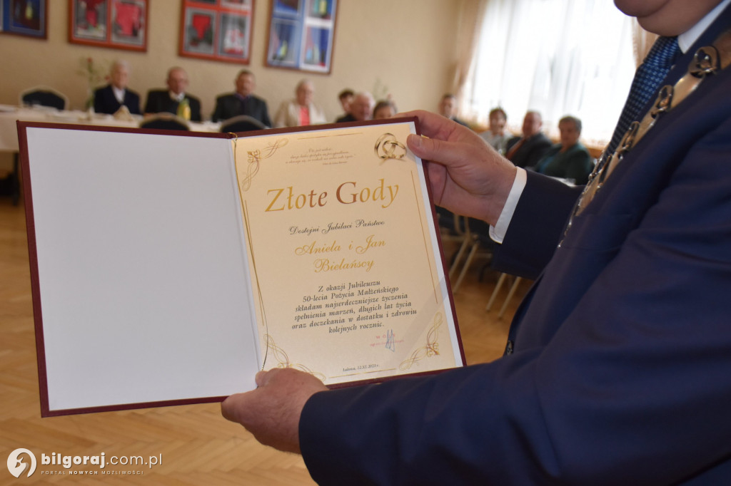 Jubileusz miłości w Łukowej - 50 lat na ślubnym kobiercu