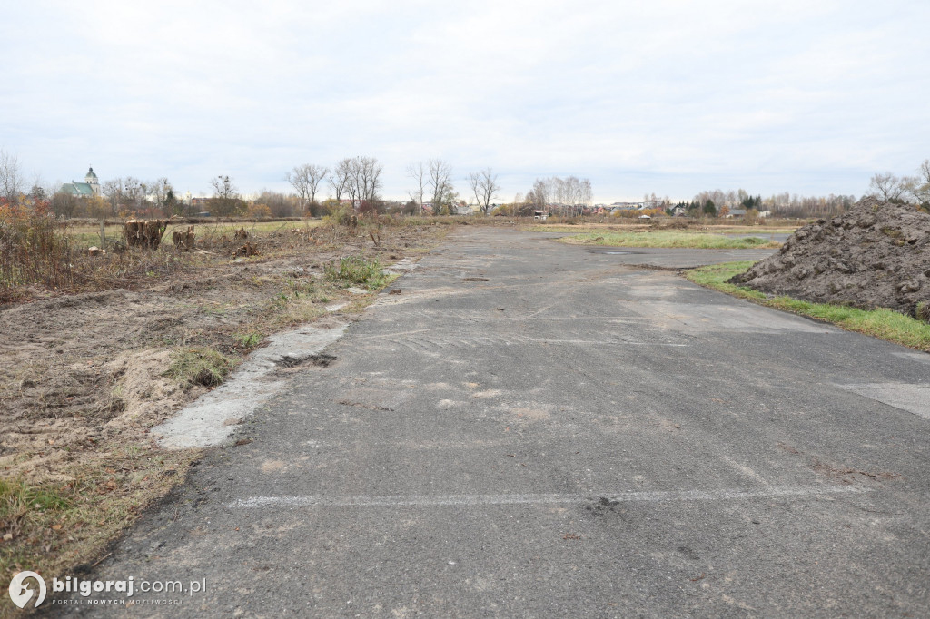 Prace rozbiórkowe i przygotowawcze na Autodromie w Biłgoraju