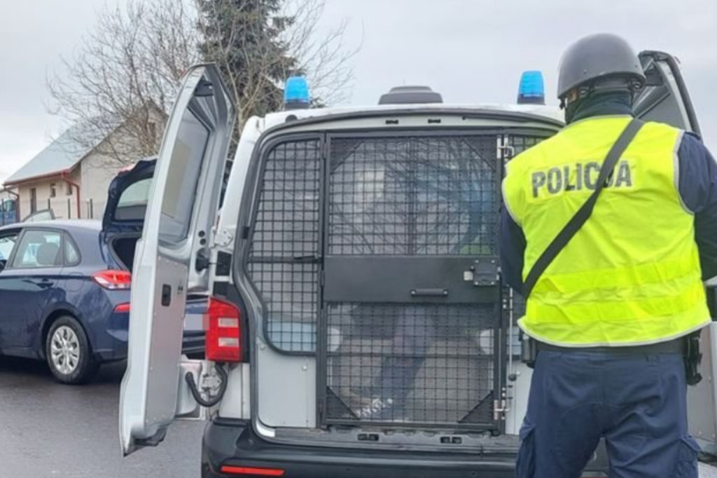 Blokada 23 - policjanci z Biłgoraja w akcji