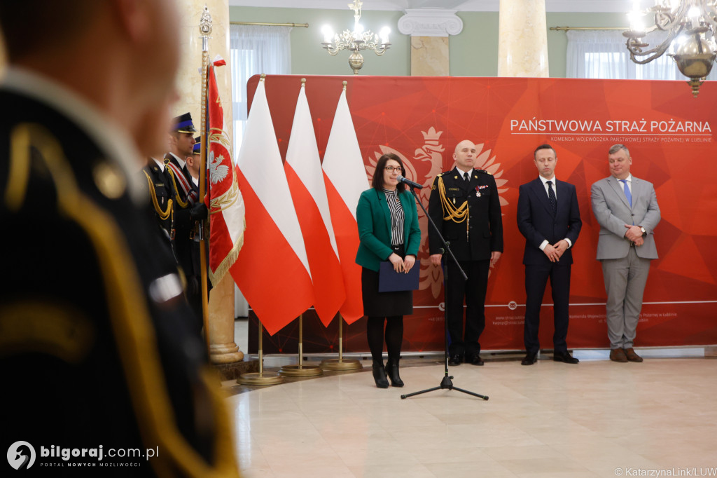 Odznaka św. Floriana dla Jana Małysza