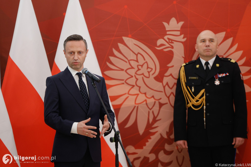 Odznaka św. Floriana dla Jana Małysza