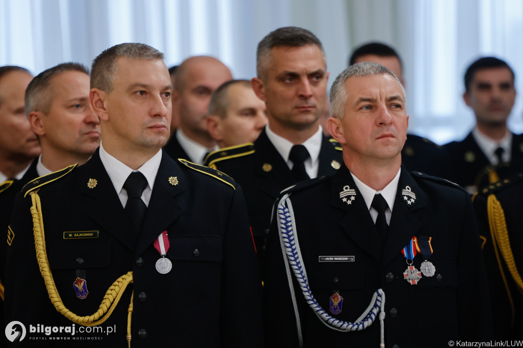 Odznaka św. Floriana dla Jana Małysza