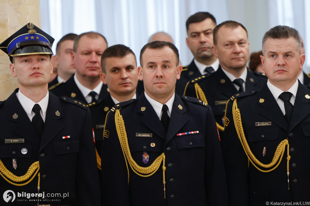 Odznaka św. Floriana dla Jana Małysza