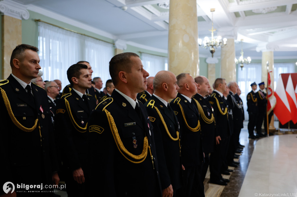 Odznaka św. Floriana dla Jana Małysza