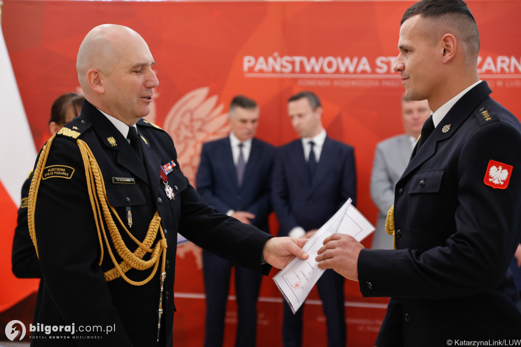 Odznaka św. Floriana dla Jana Małysza