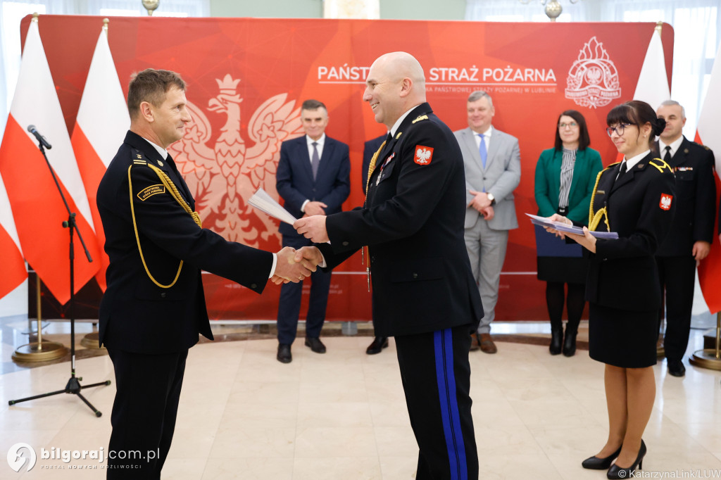 Odznaka św. Floriana dla Jana Małysza