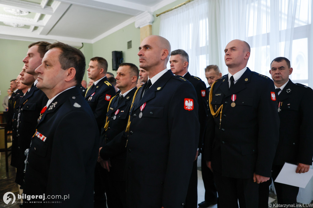 Odznaka św. Floriana dla Jana Małysza