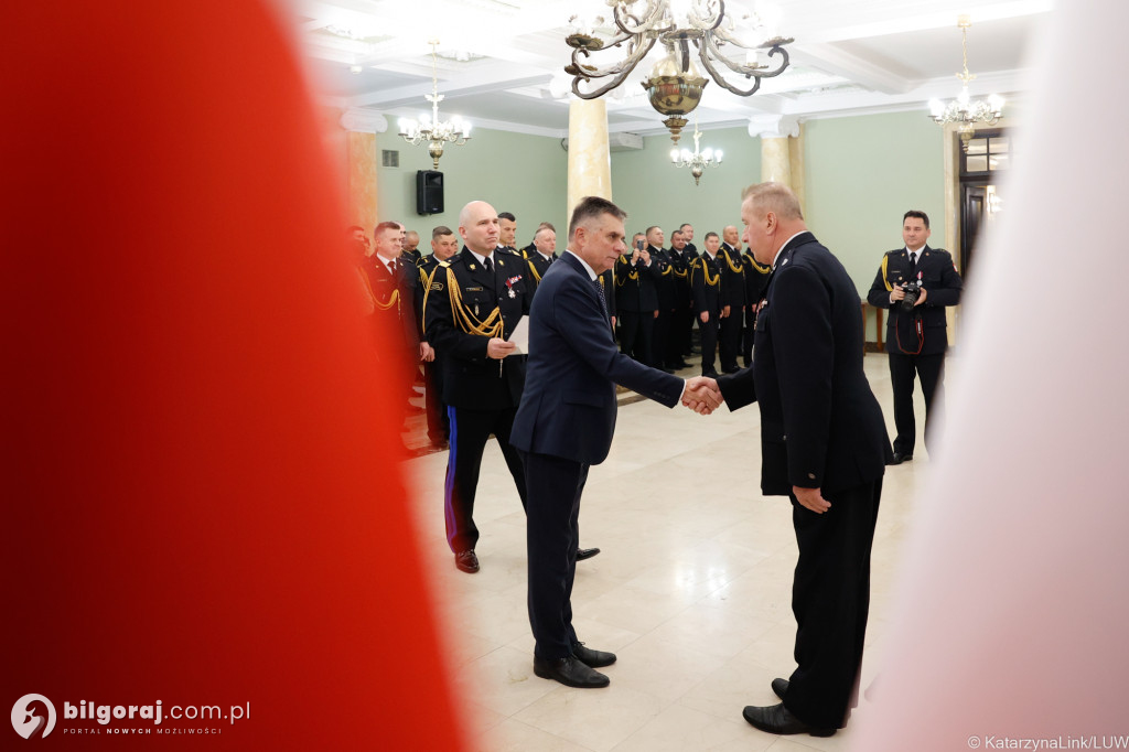 Odznaka św. Floriana dla Jana Małysza