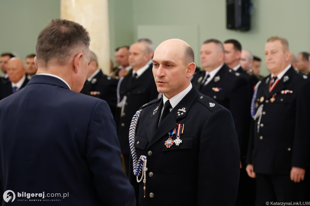 Odznaka św. Floriana dla Jana Małysza