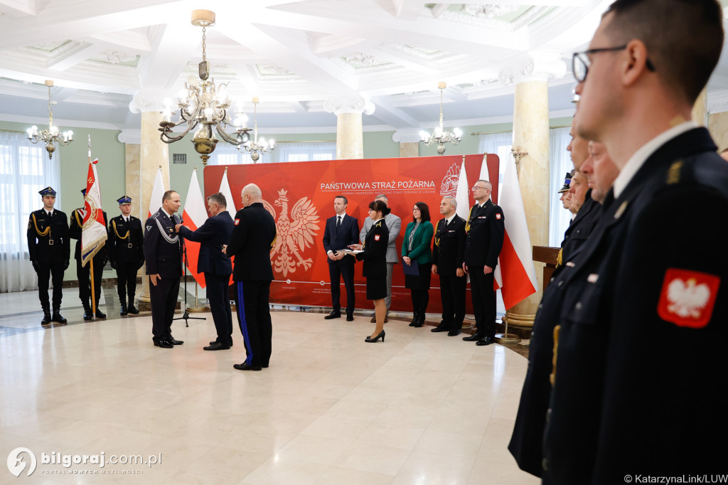 Odznaka św. Floriana dla Jana Małysza