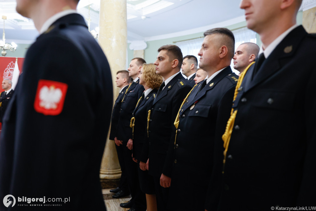 Odznaka św. Floriana dla Jana Małysza