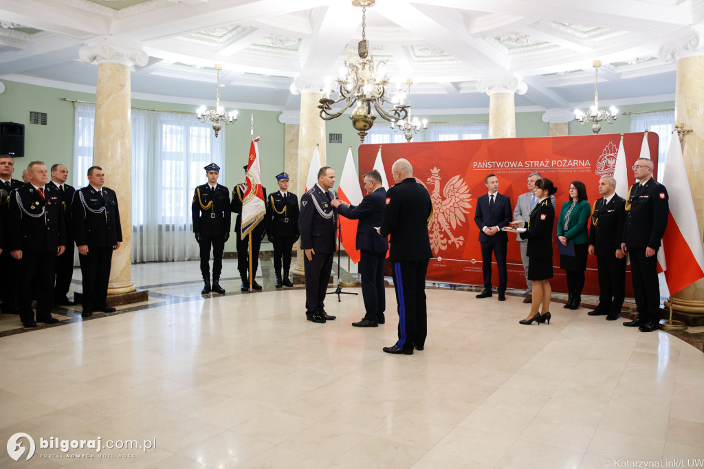 Odznaka św. Floriana dla Jana Małysza