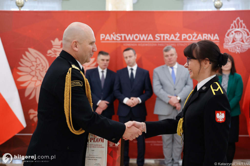 Odznaka św. Floriana dla Jana Małysza