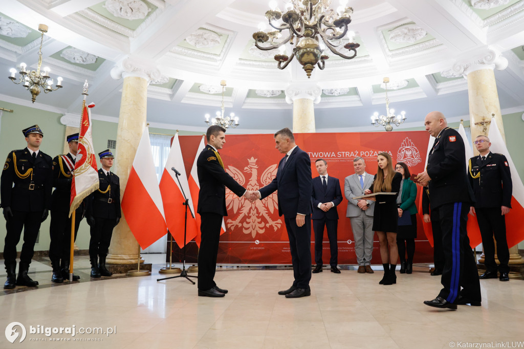 Odznaka św. Floriana dla Jana Małysza
