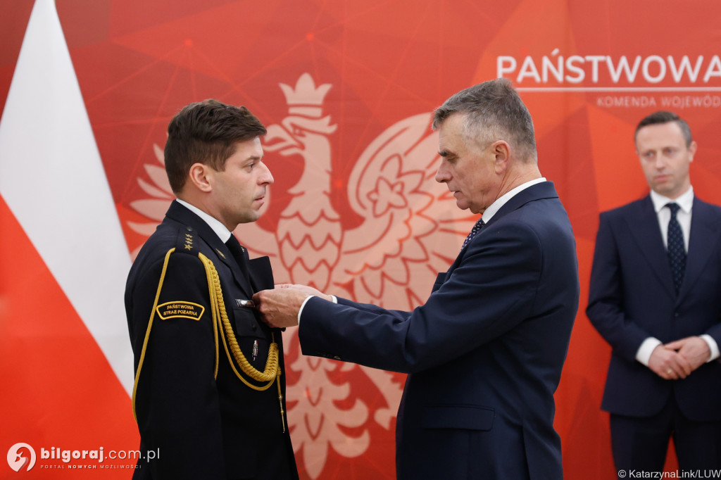 Odznaka św. Floriana dla Jana Małysza