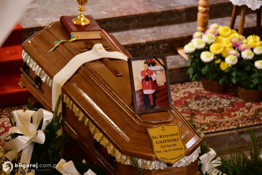 Msza św. żałobna za ks. Krzysztofa Gajewskiego