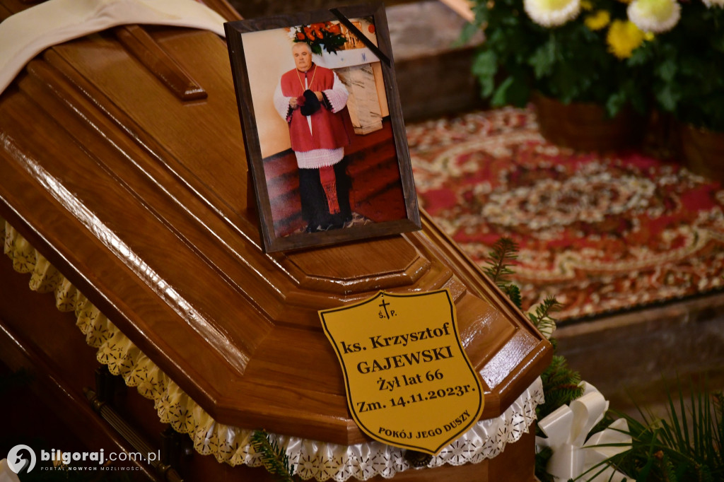 Msza św. żałobna za ks. Krzysztofa Gajewskiego
