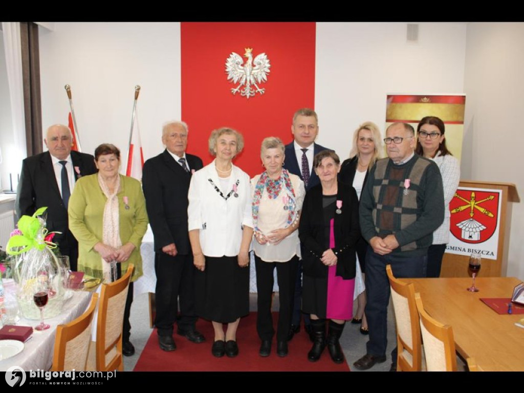 Złote Gody w gminie Biszcza. 50-lecie pożycia małżeńskiego świętowało