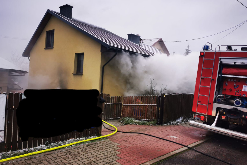 Pożar kotłowni w Biłgoraju