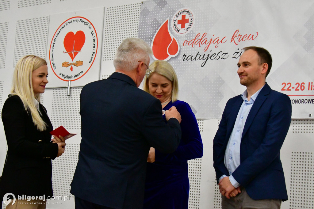 Regionalne spotkanie krwiodawców. Były wyróżnienia, medale i podziękowania