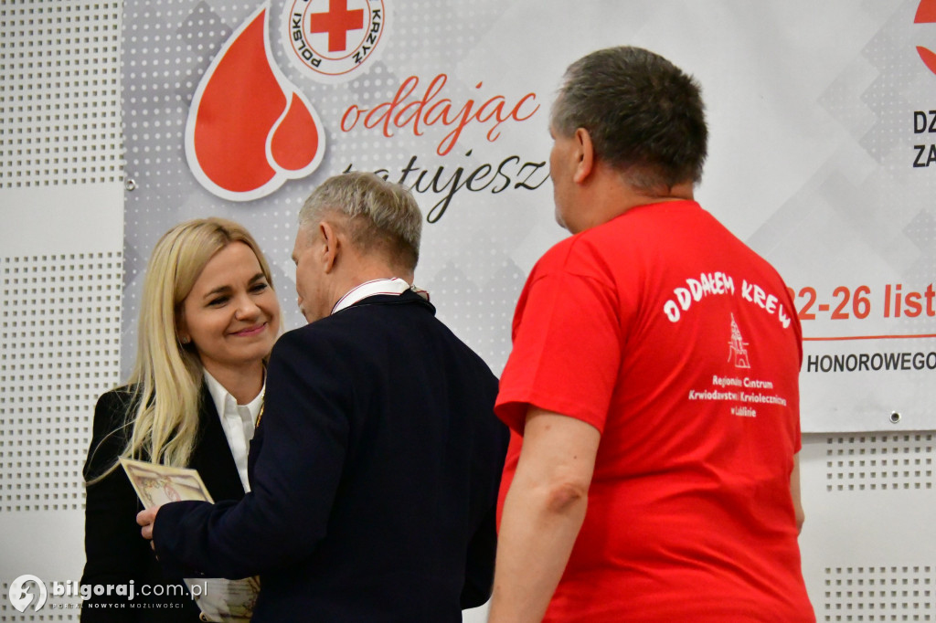 Regionalne spotkanie krwiodawców. Były wyróżnienia, medale i podziękowania