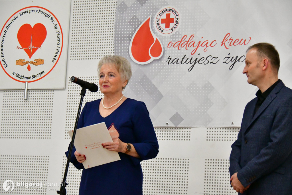 Regionalne spotkanie krwiodawców. Były wyróżnienia, medale i podziękowania