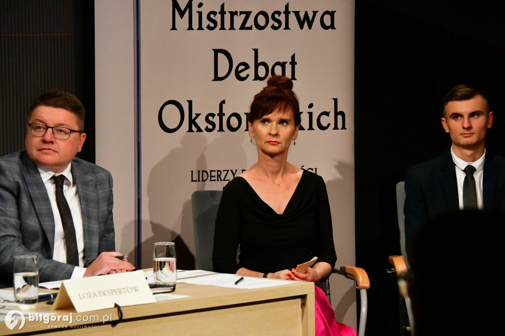 Finał VII MIstrzostw Debat Oksfordzkich w Biłgoraju