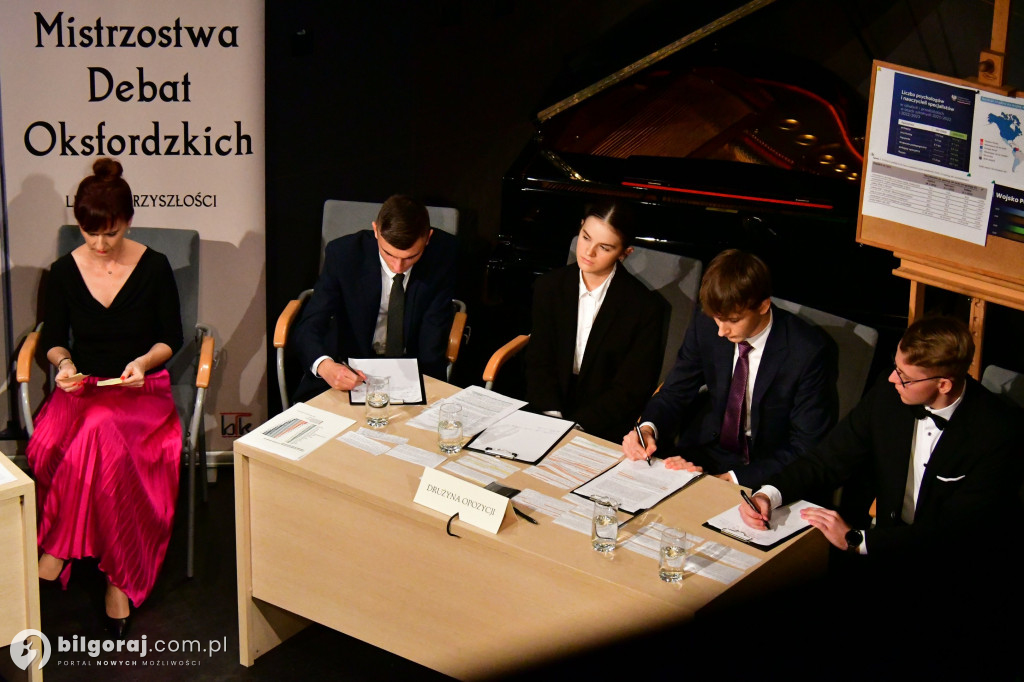 Finał VII MIstrzostw Debat Oksfordzkich w Biłgoraju