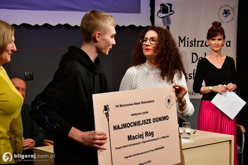 Finał VII MIstrzostw Debat Oksfordzkich w Biłgoraju
